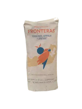 Fronteras con naranja y jengibre