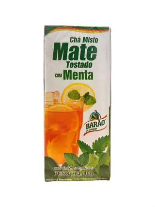 Cha Mate Tostado com Menta Cocido