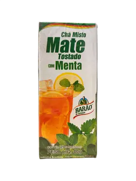 Barao Cha Mate Tostado com Menta Cocido