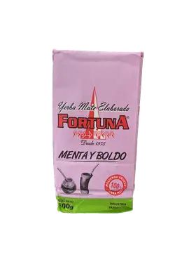 Yerba Mate Fortuna Menta y Boldo