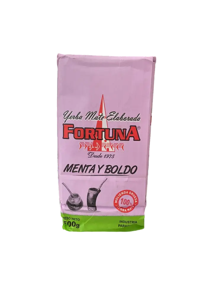 Yerba Mate Fortuna Menta y Boldo