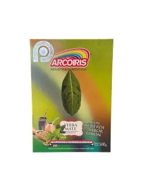 Yerba mate Arcoiris Te Verde y Limon