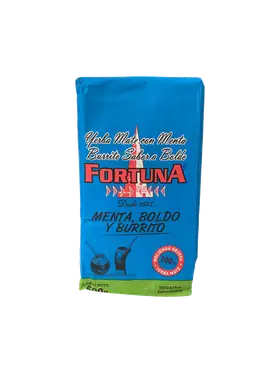 Yerba Mate Fortuna Menta Boldo y Burrito