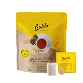 Erva Mate Baldo Tostado Banana e Baunilha