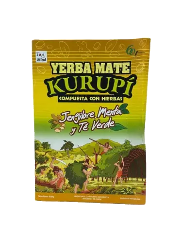 Kurupi Jengibre Menta y Te Verde