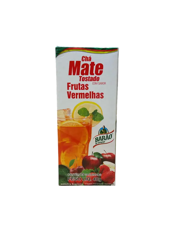 Barao Cha Mate Tostado Frutas Vermelhas Cocido