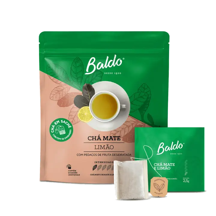 Erva Mate Baldo Cha Mate Limao
