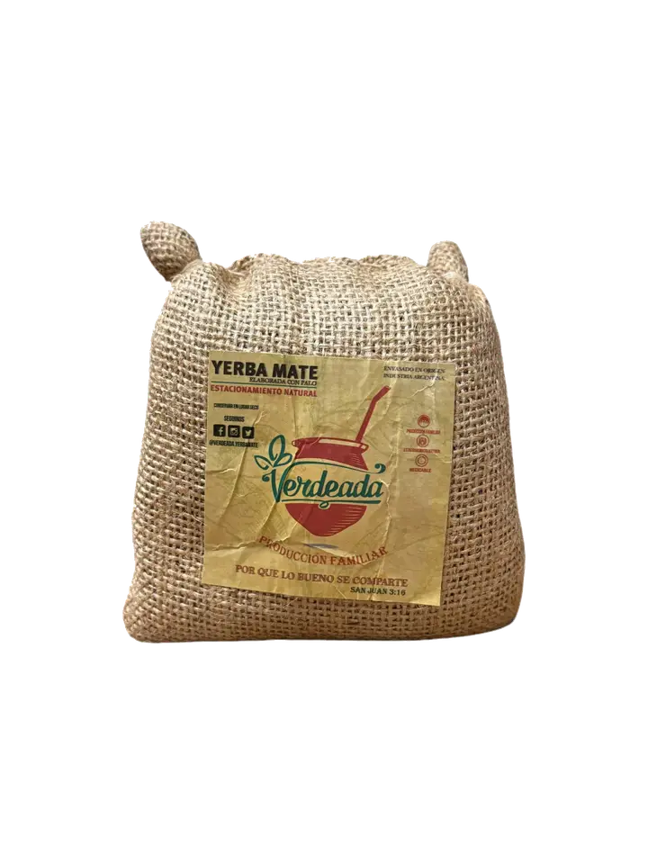 Yerba mate Verdeada Arpillera en Yute