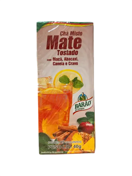 Barao Cha Misto Mate Tostado com Maçã, Abacaxi, Canela e Cravo Cocido - photo 1