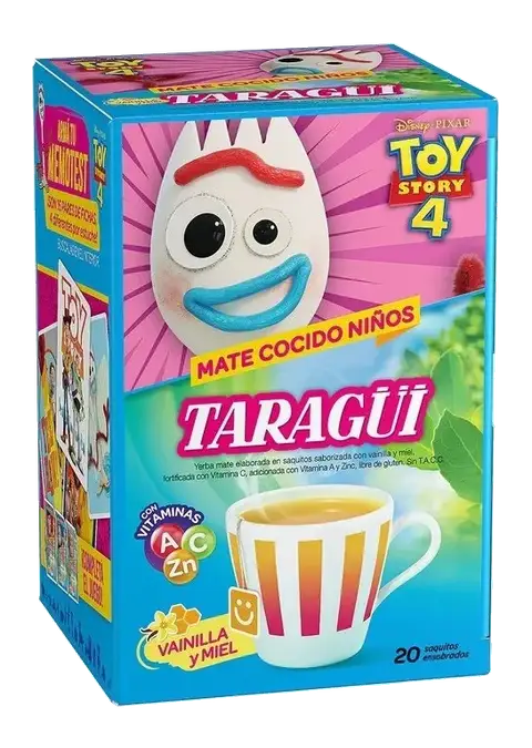 Taragui Mate Cocido para Ninos con Miel y Vainilla