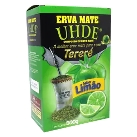 UHDE Sugar Free Lemon Tereré Erva-Mate Refreshing & Natural