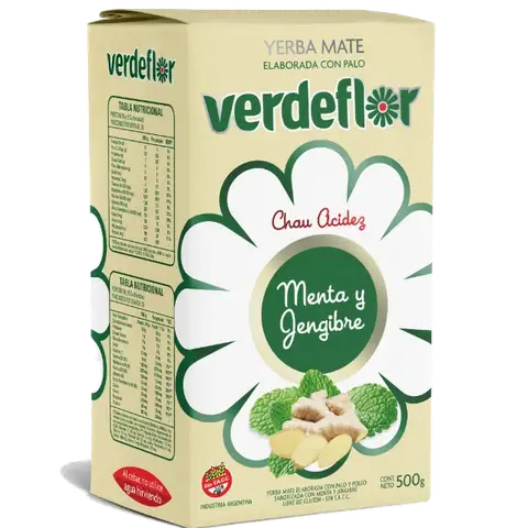 VerdeFlor Chau Acidez Menta y Jengibre